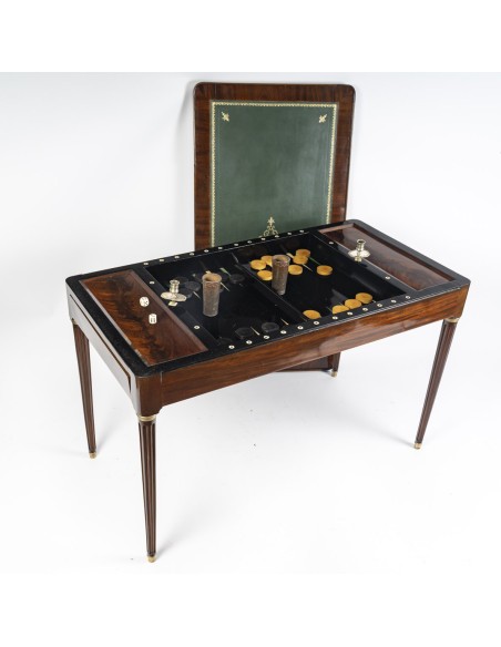 A Tric - Trac Table in Louis XVI Style.  19th century.